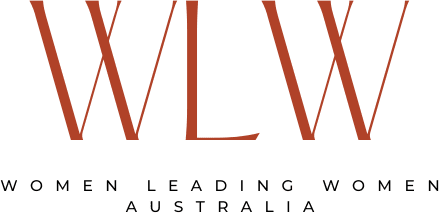 Full WLW logo with Women Leading Women Australia tagline