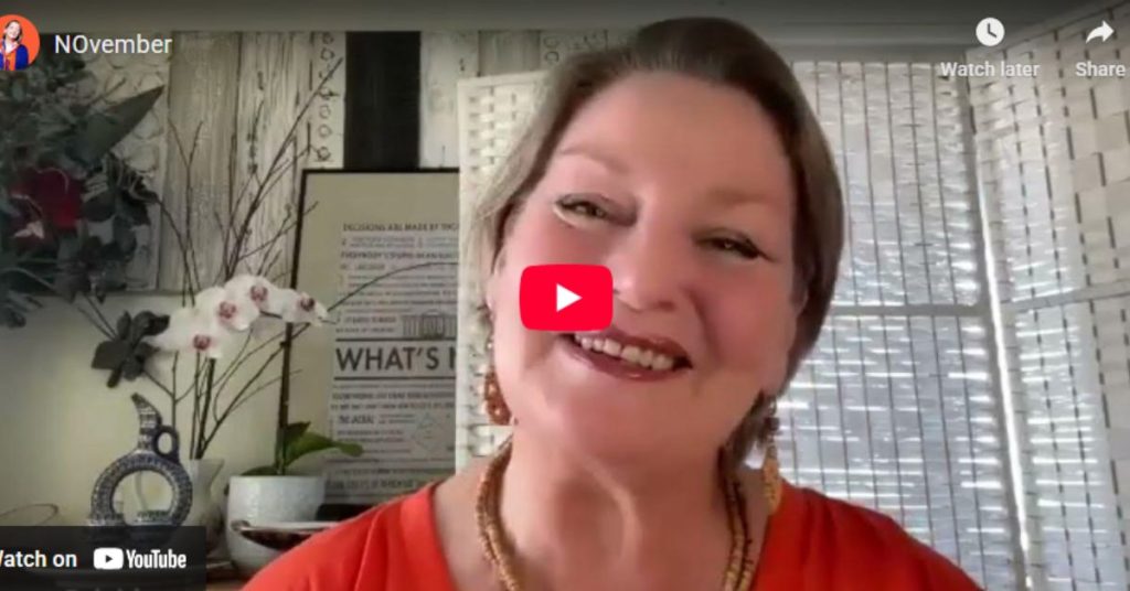 The Joy of Saying No: Reclaiming Your Energy | Women Leading Women Australia Karen Brinkley speaking on camera for Women Leading Women Australia, sharing her story about the relief and joy of saying no.