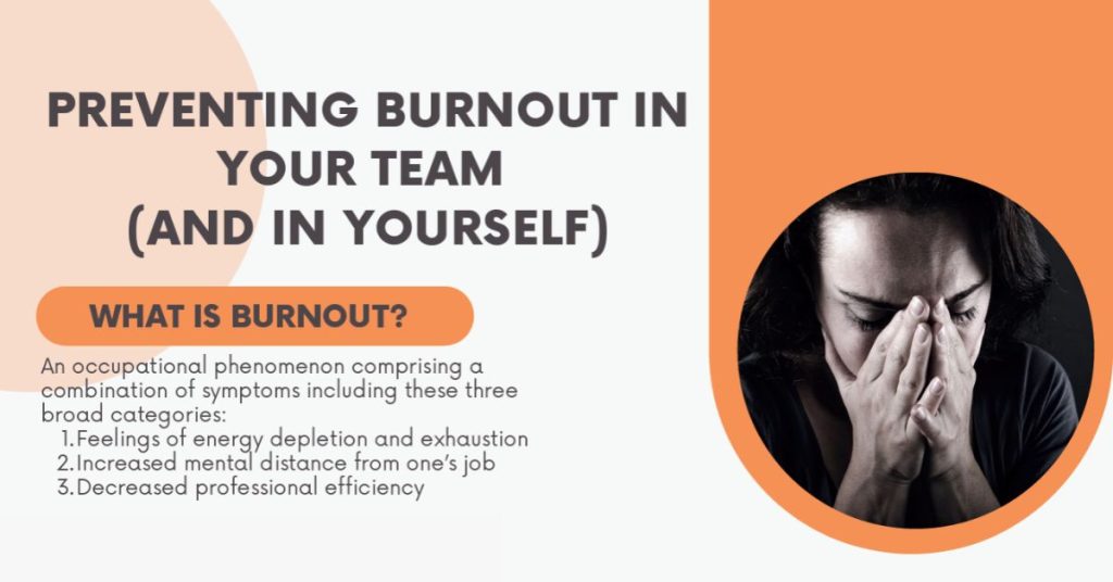 Preventing Burnout | Women Leading Women Australia Prospectus Preventing burnout in your team and in yourself – Women Leading Women Australia prospectus cover