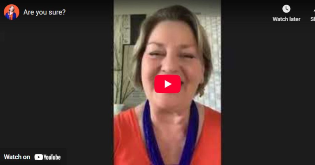 Your Inner Thoughts | Women Leading Women Australia Karen Brinkley speaking on camera for Women Leading Women Australia, exploring how to challenge negative inner thoughts and self-limiting stories.