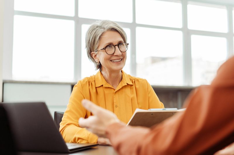Executive leadership coaching for women in one-on-one session